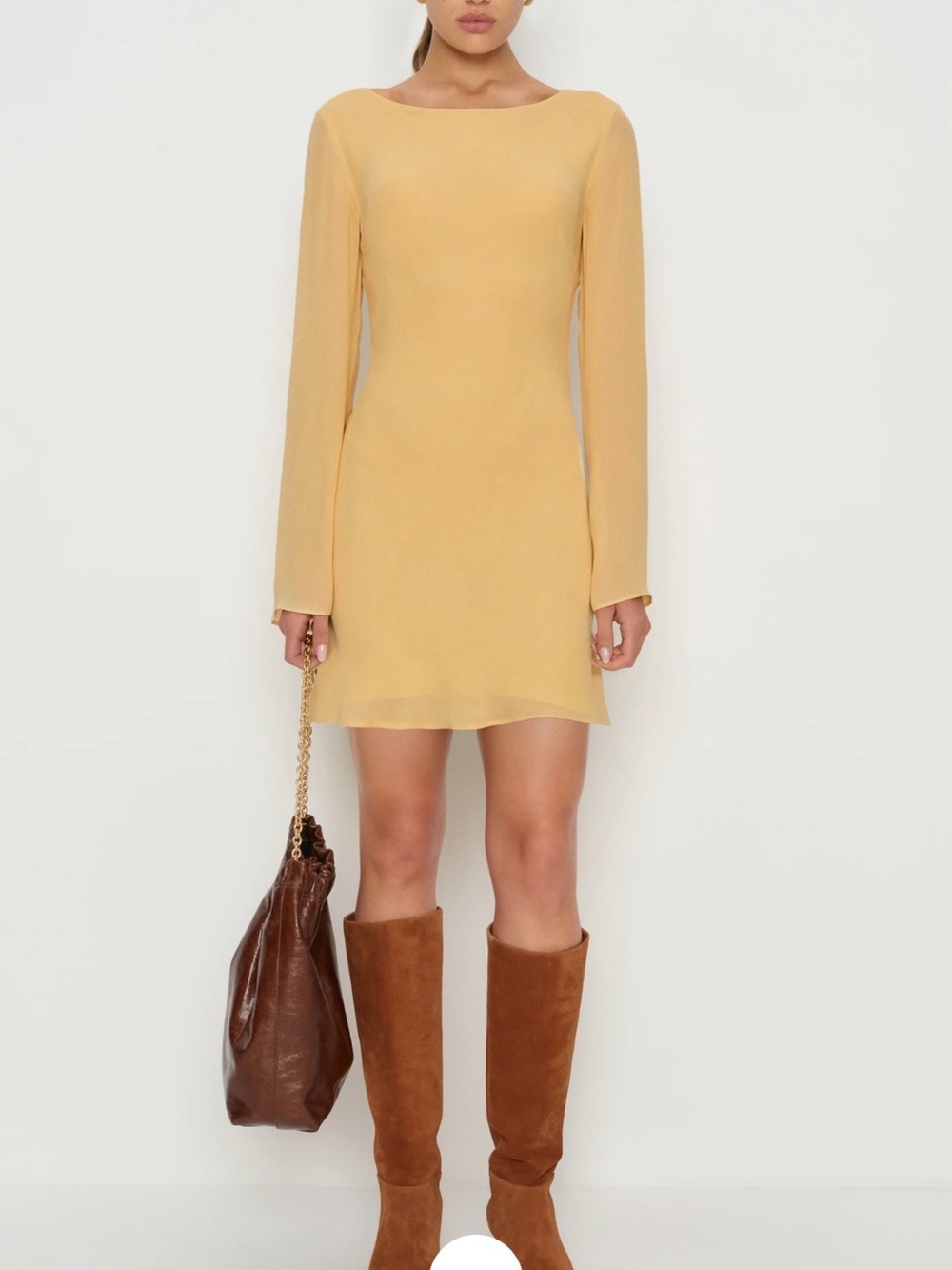 Reformation Esra mini dress xs